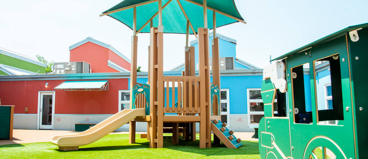 Outdoor play area at Educare Chicago