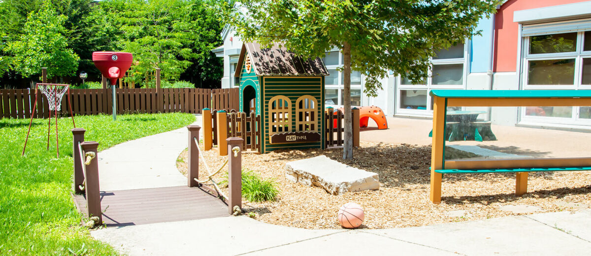 Outdoor play area at Educare Chicago